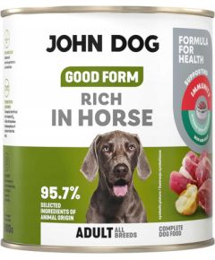 John Dog GOOD FORM DOROSŁY KONINĘ KARMA 800g Suņu barība