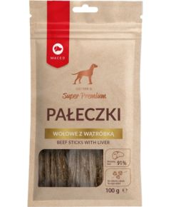 MACED Beef Sticks with liver - Dog treat - 100g Suņu barība