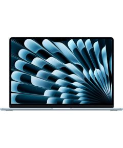 Apple MacBook Air Apple M M5 Laptop 38.9 cm (15.3") 16 GB 512 GB SSD Wi-Fi 7 (802.11be) macOS Tahoe Blue Portatīvie datori