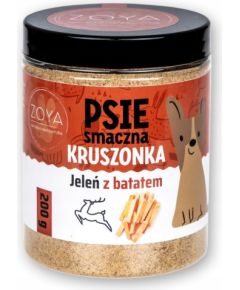 ZOYA Deer crumble with sweet potato - dog treat - 200g Suņu barība