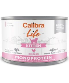 CALIBRA Cat Life Kitten Chicken - wet cat food - 200g Kaķu konservi