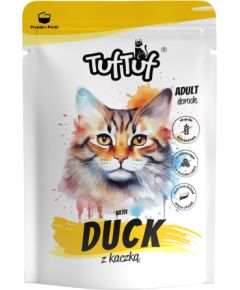 Tuftuf TUF TUF with duck - wet cat food - 300g Kaķu konservi