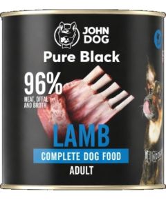 John Dog Pure Black dorosły jagnięcina karma mokra dla psa 800g Suņu barība
