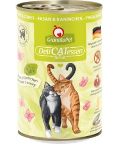 Fox4pets GRANATAPET DeliCATessen Pheasant and coney - wet cat food - 400g Kaķu konservi