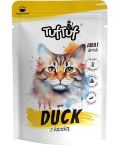 Tuftuf TUF TUF with duck - wet cat food - 100g Kaķu konservi