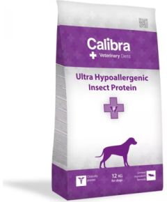 CALIBRA Veterinary Diets Dog Ultra-Hypoallergenic Insect - dry dog food - 12kg Suņu barība