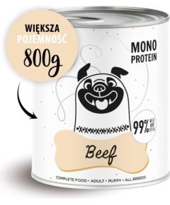 PAKA ZWIERZAKA Pepe Beef - wet dog food - 800g Suņu barība
