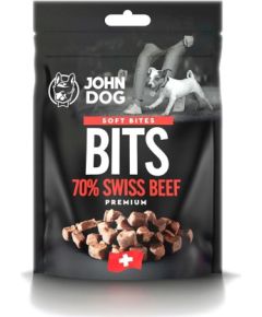 JOHN DOG Soft Bites Bits Beef 70%  - Dog treat - 100g Suņu barība