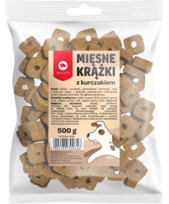 MACED Meat discs with chicken for dog- 500 g Suņu barība