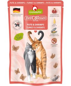 Fox4pets GRANATAPET DeliCATessen Turkey and shrimps - wet cat food - 85g Kaķu konservi
