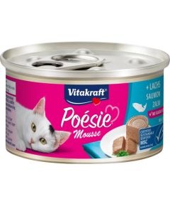 VITAKRAFT POESIE mousse salmon - wet cat food - 85 g Kaķu konservi