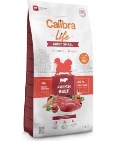 CALIBRA Dog Life Adult Small Fresh Beef - dry dog food - 1,5kg Suņu barība