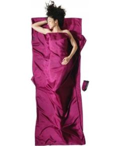 Wkładka do śpiwora Cocoon TravelSheet Silk, mulberry red Guļammaisi