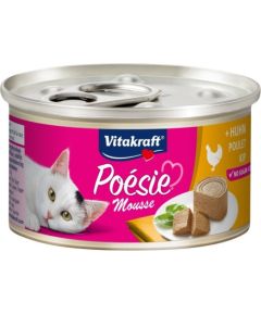 VITAKRAFT POESIE mousse chicken - wet cat food - 85 g Kaķu konservi