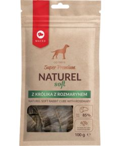 MACED Super Premium Naturel Soft Rabbit with rosemary - Dog treat - 100g Suņu barība