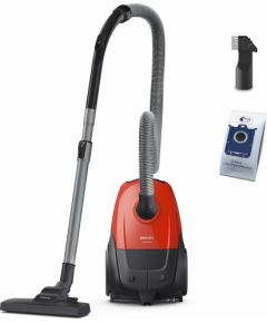 PHILIPS XD1111/10 putekļu sūcējs 750W sarkans Putekļu sūcēji