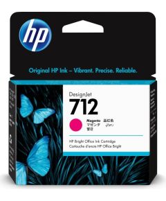 HP 712 (3ED68A) Ink Cartridge, Magenta (SPEC) Tintes printeru izejmateriāli