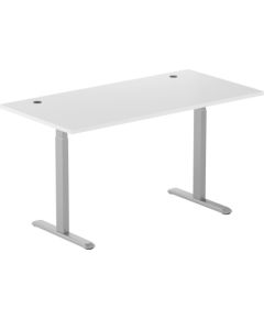 Adjustable Height Table Up Up Bjorn Gray, Table top M White Biroja galdi