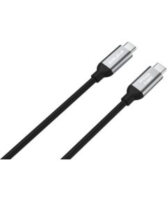 Evelatus   USB 2.0 Type C to Type C 1.2M 240W 5A black cable Black Дата USB-кабели
