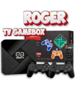Spēļu konsole RoGer TV + Game Box G5 Retro 64GB Игровые приставки