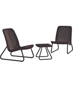 Keter Dārza mēbeļu komplekts Rio Patio Set brūns Jaunumi -Dārzam