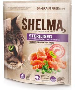 SHELMA Sterilised Rich in salmon - dry cat food - 750g Kaķu sausā barība