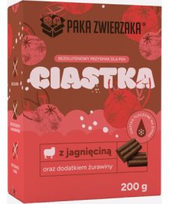 Paka Zwierzaka Jagnięcina z żurawiną przysmak 200g Suņu barība