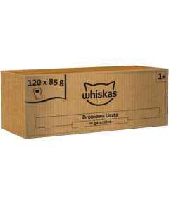 Whiskas Drobiowa Uczta w galaretce mokra karma dla kota 120x85g Консервы кошек