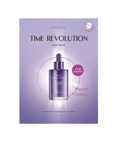 Missha Time Revolution Night Repair Ampoule Sheet Mask - Plátýnková maska proti vráskám 30.0g Косметика для тела