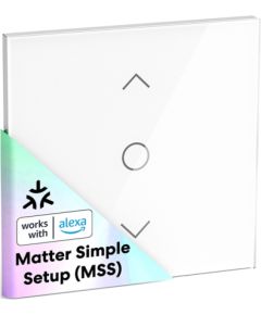 Meross MRS100MA(EU) Smart WiFi Blind Switch (Matter) Viedie slēdži