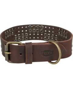 Trixie Rustic Rivet, obroża, dla psa,  z grubej skóry, ciemnobrązowa, L: 47–54 cm/40 mm Citas preces