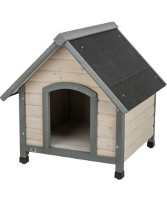 Trixie Natura, buda, dla psa, szara, S–M: 71 × 77 × 76 cm Guļvieta mājdzīvniekiem