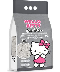 Żwirek dla kota HelloKitty Hello Kitty, żwirek bentonit dla kota, z węglem aktywnym 10L Наполнители для туалета