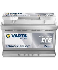 VARTA Professional Dual Purpose EFB LED70 12V 70Ah 760A(EN) 278x175x190 0/1 EAN4016987167045 Akumulatori