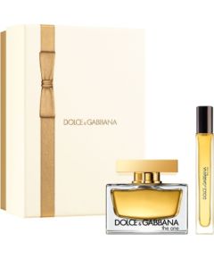 Set Dolce & Gabbana: The One, Eau De Parfum, For Women, 75 ml + The One, Eau De Parfum, For Women, 10 ml Dāvanu komplekti