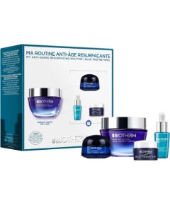Set Biotherm: Blue Pro-Retinol, Multi Correcting, Cream, For Face, 50 ml + Life Plankton Elixir, Regenerating, Day & Night, Serum, For Face, 7 ml + Blue Therapy, Anti-Aging, Night, Cream, For Face, 15 ml + Blue Therapy, Anti-Ageing, Eye Cream, 15 ml Dāvanu komplekti