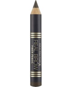 Max Factor, Real Brow, Highlights, Crayon/Pencil, Eyebrow Cream Pencil, 005, Rich Brown, 1.8 g Dekoratīvā kosmētika