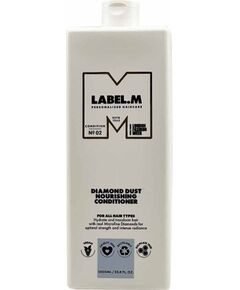 Label.M, Diamond Dust, Hair Conditioner, Nourishing, 1000 ml Matu kopšana