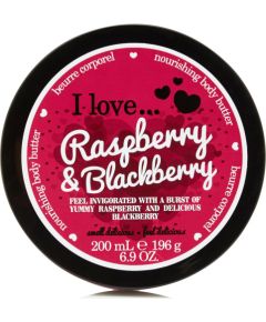 I Love, Raspberry & Blackberry, Hydra-Nourishing, Body Butter, 200 ml Косметика для тела