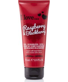 I Love, Raspberry & Blackberry, Hydrating, Hand Lotion, 75 ml Косметика для тела