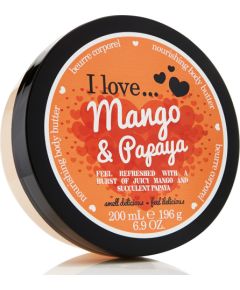 I Love, Mango & Papaya, Hydrating, Body Butter, 200 ml Косметика для тела
