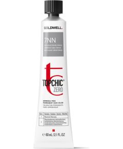 Goldwell, TopChic Zero, Ammonia-Free, Permanent Hair Dye, 7NN Mid Natural Blonde Intense, 60 ml Matu kopšana