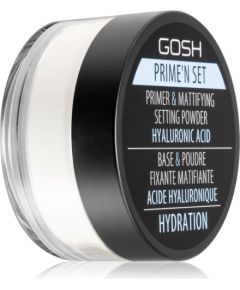 Gosh, Prime'N Set, Vegan, Primer & Setting Powder, Loose Setting Powder, 002, Banana, 7 g Dekoratīvā kosmētika