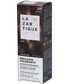 Lazartigue, Emulsion Colorante, Permanent Hair Dye, 5.00 Light Chestnut, 60 ml Уход за волосами