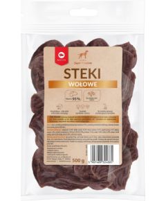 MACED Beef steaks - Dog treat - 500g Suņu barība