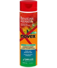 Novex Brazilian Keratin Conditioner - Posilující kondicionér pro suché a poškozené vlasy 300ml Духи и косметика