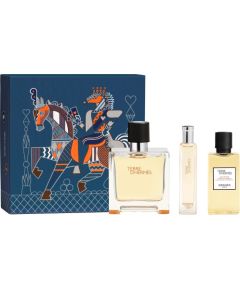 Hermès Terre d'Hermes Eau de Parfum 75ml + Eau de Parfum 15ml + Shower Gel 40ml Мужская парфюмерия