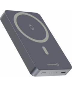 Swissten FUSION Power Bank Universāla Ārējas Uzlādes Baterija MagSafe / Apple Watch / 10000 mAh Sudraba Power Banks