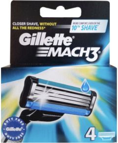 Gillette Mach3 Maiņas Uzgaļi Skuveklim 4gab Jaunumi - Skaistums