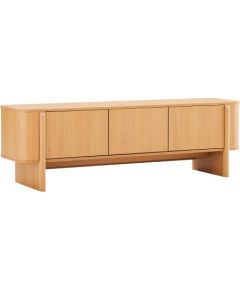 TV unit MORBEN 160x42xH50cm, melamine with oak decor Новинки Для дома и сада 